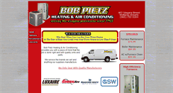 Desktop Screenshot of bobpietzheating.com